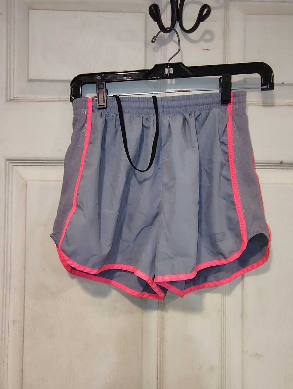 Pink Women's Size XS Grey with Pink Trim Athletic Shorts